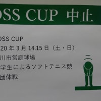 【中止】3/14.15 TOSS CUPを中止します