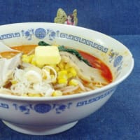 味噌バターコーンらぁ麺＠麺天坊　何度も作る味噌バターコーン、今回は辛味噌で(^。^)y-.。o○