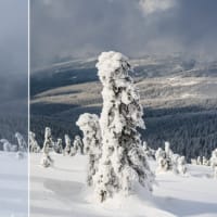 雪景色の写真を編集する方法