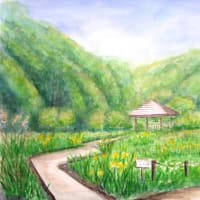 水彩画シリーズ２６－５：風景画