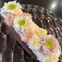念願のお花絞り....