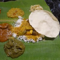 本物南インド料理スリマンガラムのランチミールス