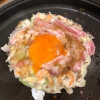 焼きそばに　お好み焼きで　お祭りか！