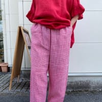 denier 涼しいギンガムチェックパンツ