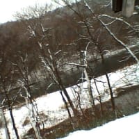 窓からの雪景色