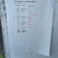 全国中学生テニス選手権京都予選に行って来ました！