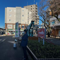 3月27日　本日は矢川駅北口で朝の市政報告を行いました。4月20日、21日には矢川上公園で仮設ドッグランが実施されますので、詳しくは石井伸之のユーチューブ動画をご覧下さい
