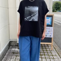 lelill  ベルテッドワイドパンツ