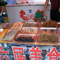 大連　　天津街のグルメ祭り