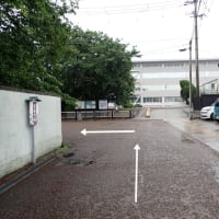 中津城 豊前　絵図を参照して門跡を見学する　東海古城研究会の見学会で訪れました