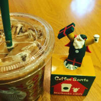 スタバで仕事…。