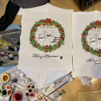 ★「手描き友禅」の作品できました。