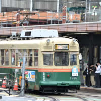 広島電鉄 広島駅電停(2025.6.25) 旧京都市電１９１４ ６号線 広島駅行き