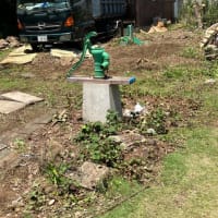 （一年前の記事）震災用井戸にはしませんが、神様が宿っているのでそのままにします