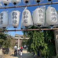何十年ぶりかの機物神社の七夕祭り