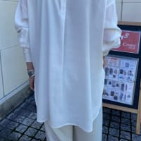 Robe  ツイード調ロングジレ＆袖口リブプルオーバーブラウス