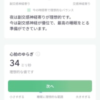 自律神経 9日目の夜