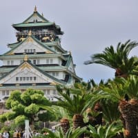 大阪城公園を散策！・・・大阪城　門　石垣