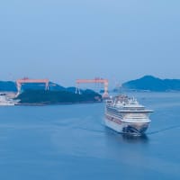 客船ダイヤモンド・プリンセス長崎入港　2025/6/1