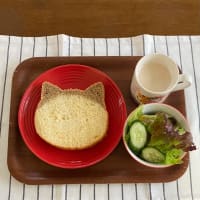 ねこ食パン　ハチワレに挑戦するも…おかっぱ猫