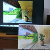 「ラ　コリーナ近江八幡　Ⅱ」の絵ができました
