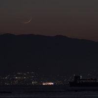 先週の１日月と三日月、、、