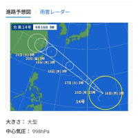 台風13号その⑤最終回、台風14号にも呪術を始めました。祈祷師木星の魔女