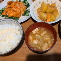 オープンハイスクール＆エビマヨの晩ご飯