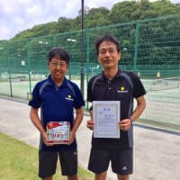 2019年6月2日磐田市テニス大会で優勝