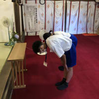 7月の日記２　河内中学校職場体験学習