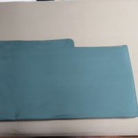 男物御召袷2枚　掛衿皮脂汚れ　丸洗い・しみ抜き　正絹素材