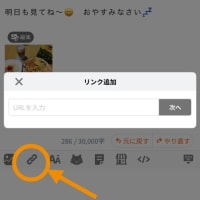 「今日いち」に初めてリンク🔗が貼れた記念の投稿で〜す(o^^o)