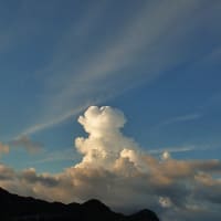 夏の朝の成層圏