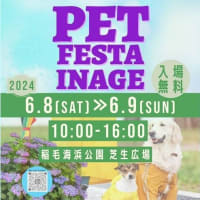 開催 PET FESTA INAGE ペットフェスタ稲毛 【イベント情報】 2024年6月8日(土)・9日(日)開催 |稲毛海浜公園 芝生広場