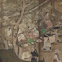 東京国立博物館(2025.4.4及び,5.9）　国宝「花下遊楽図屏風」