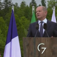 ２８日　G7閉幕 ドイツ ショルツ首相「われわれの結束と決意を示した」
