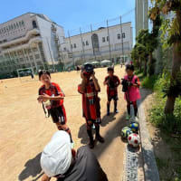 試合の前に水分補給よ～～～