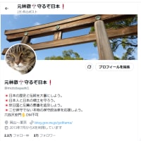 『多摩川雑学事典』の後継はエックス『元林徹 守るぞ日本』へドウゾ