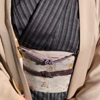 久々に和服でお茶の稽古に行けるかな？　　・・・　poracticing tea ceremony in kimono