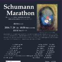 Schumann Marathon最終夜(全５回)20160729