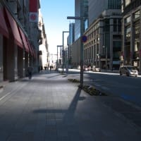 ２月の日本橋：日本橋北詰交差点から室町ちばぎん三井ビルディング前まで　ＰＡＲＴ２