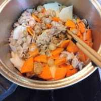 とんかつと豚汁
