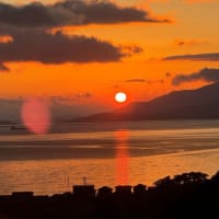 不知火海の夕景　海浦