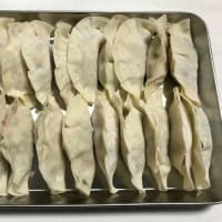手作り餃子に挑戦