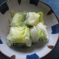 白だし使ってきゅうりのわさび漬け　からし漬け　レタス漬け