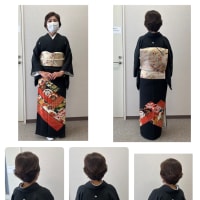 堺市美原区木青会館で午前は木曜日のきもの教室と午後は技能士検定の講習会4回目