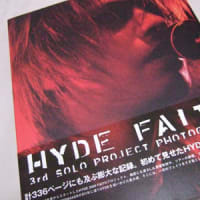 HYDE「FAITH」～3rd SOLO PROJECT PHOTOGRPHS～