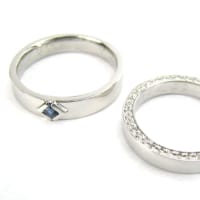 オーダー結婚指輪 | サイドダイヤモンドエタニティー～福岡の工房より