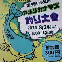令和6年　第5回小見川アメリカナマズ釣り大会開催の案内　8/24（土）