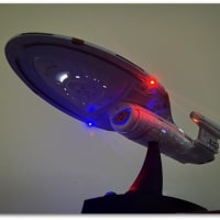 【プラモデル】今度は　2004年販売バンダイ1/850スケール　スタートレック・ボイジャーNCC-74656をLED化＋点滅仕様に改造してみた